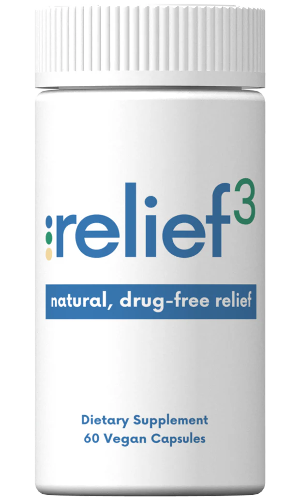 Relief3 joint supplement bottle